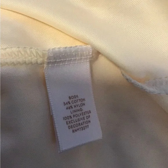 Cream Boxy Blouse with Flutter Sleeves - Picture 5 of 7